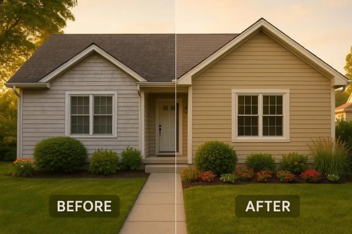🪜 Vinyl Siding Replacement Before and After Ideas and Renovation Tips ...