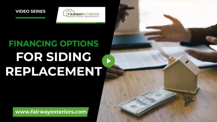 Financing Options for Siding Replacement